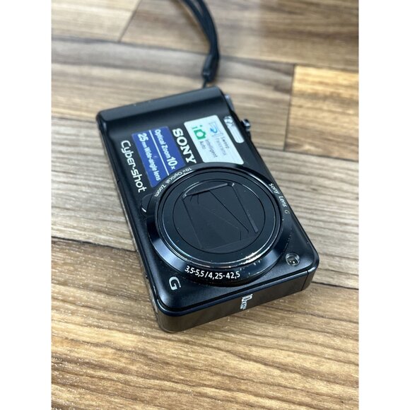 Sony CyberShot DSC-H55 14.1MP 10x Optical Zoom Digital Camera Black W/ Charger - Picture 7 of 14